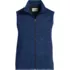 School Uniform Unisex Sweater Fleece Zip Front Vest, Front