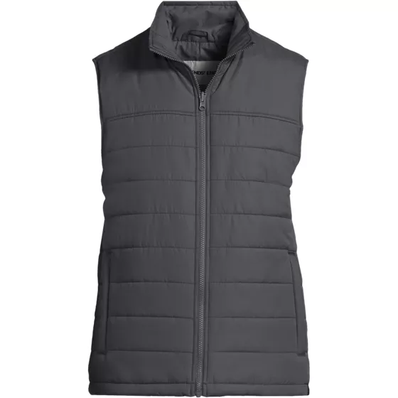 School Uniform Men's Insulated Zip Front Vest - primary