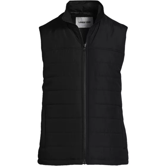 School Uniform Men's Big Insulated Zip Front Vest - primary