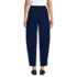 Women's Crepe High Rise Pleated Barrel Leg Ankle Pants, Back