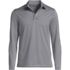 School Uniform Men's Rapid Dry Long Sleeve Modern Fit Polo, Front