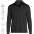 School Uniform Men's Big Rapid Dry Performance Long Sleeve Modern Fit Polo Shirt, alternative image