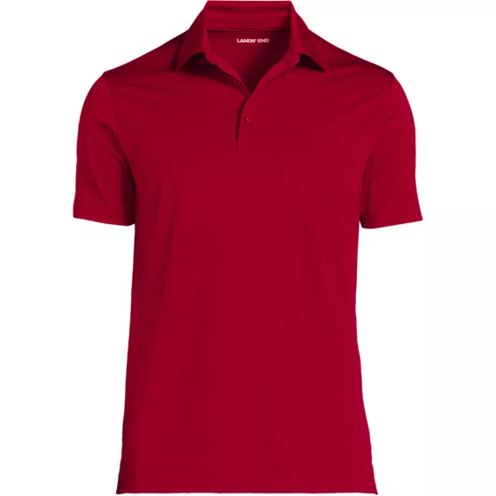 School Uniform Men's Big Rapid Dry Performance Short Sleeve Modern Fit Polo Shirt - primary