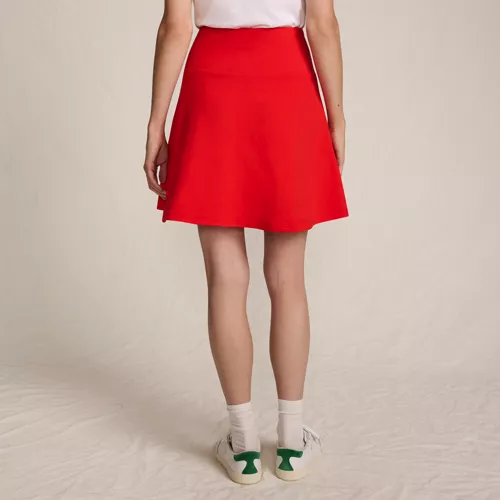 Women's Starfish Drop Waist Above the Knee Skirt, Back