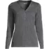 Women's Supima Jersey Long Sleeve Button Henley, Front