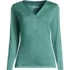 School Uniform Women's Supima Jersey Long Sleeve Button Henley, Front