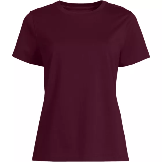 Women's Supima Jersey Short Sleeve Relaxed Tee Shirt - primary