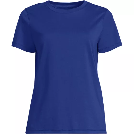 Women's Plus Size Supima Jersey Short Sleeve Signature Fit Tee Shirt - primary