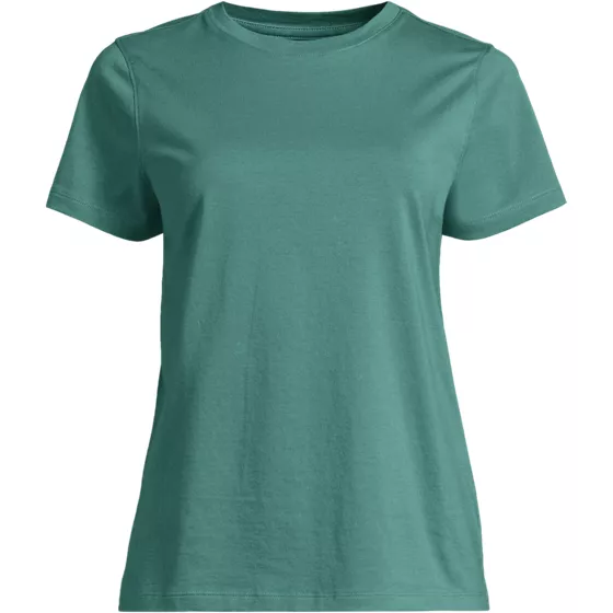 Women's Supima Jersey Short Sleeve Relaxed Tee Shirt - primary