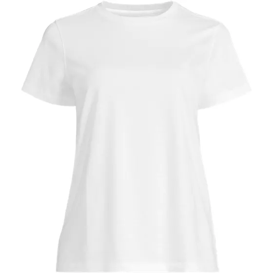 Women's Plus Size Supima Jersey Short Sleeve Signature Fit Tee Shirt - primary