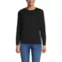 School Uniform Women's Supima Jersey Long Sleeve Relaxed Tee Shirt, Front