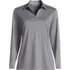 School Uniform Women's Rapid Dry Long Sleeve Sport Collar Polo, Front