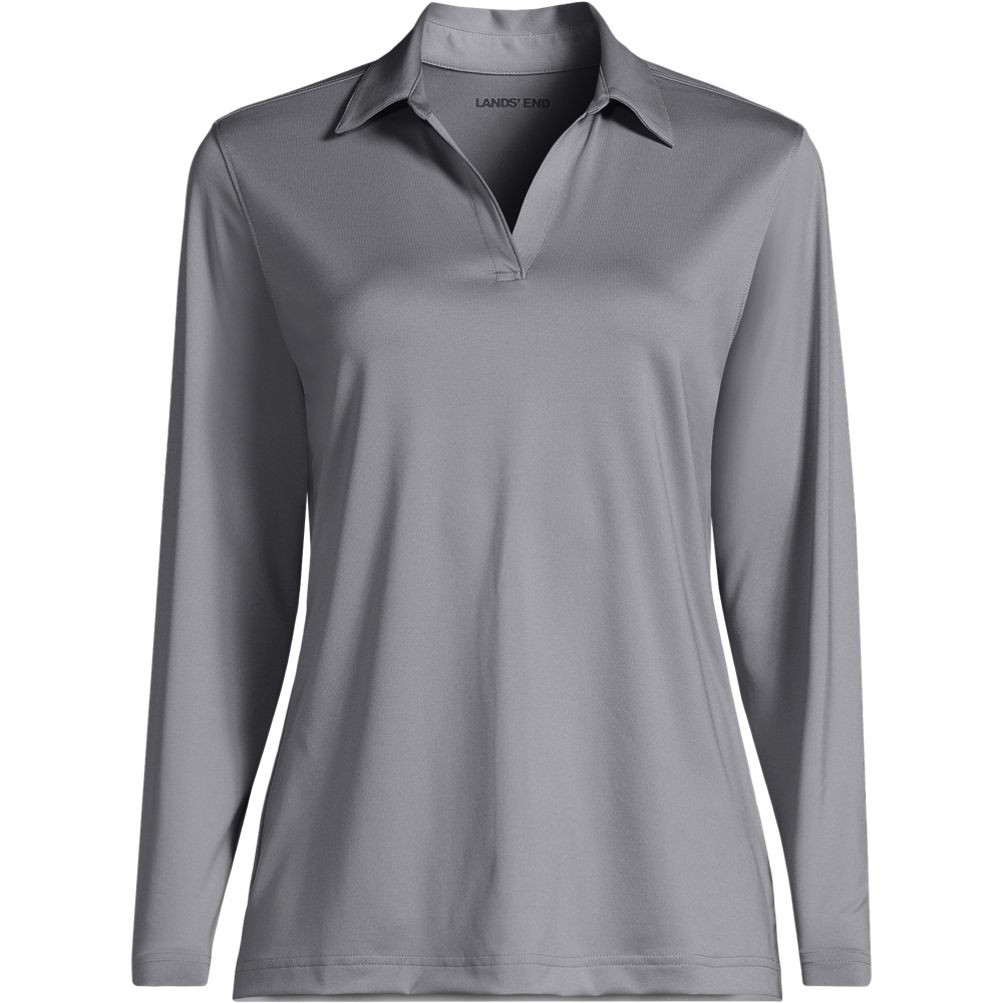 トップス jocund Comfortable long-sleeve poloshirt School Uniform Women's Rapid Dry Long Sleeve Sport Collar Polo