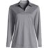 School Uniform Women's Rapid Dry Long Sleeve Sport Collar Polo, Front