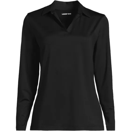 Women's Rapid Dry Long Sleeve Sport Collar Polo - primary