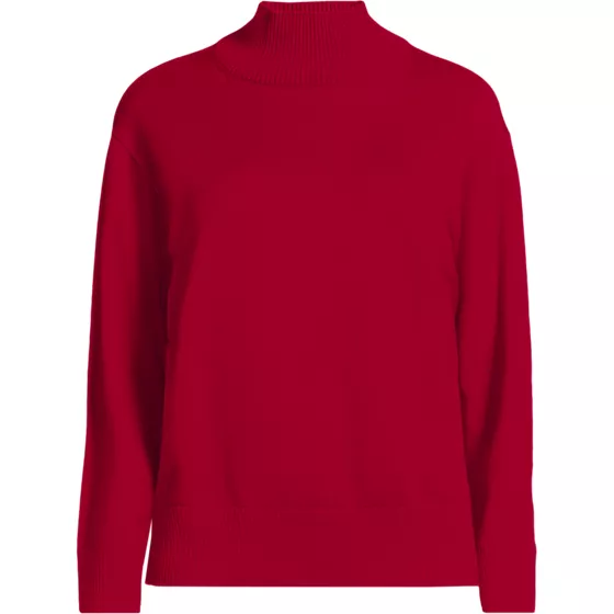School Uniform Women's Cotton Modal Funnel Neck Sweater - primary