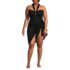 Women's Plus Size Multi-Way Pareo Cover-Up, Front