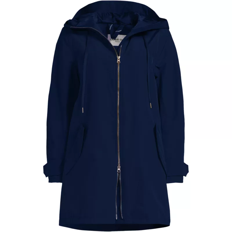 Women's Plus Size Squall A-Line Rain Jacket, Front
