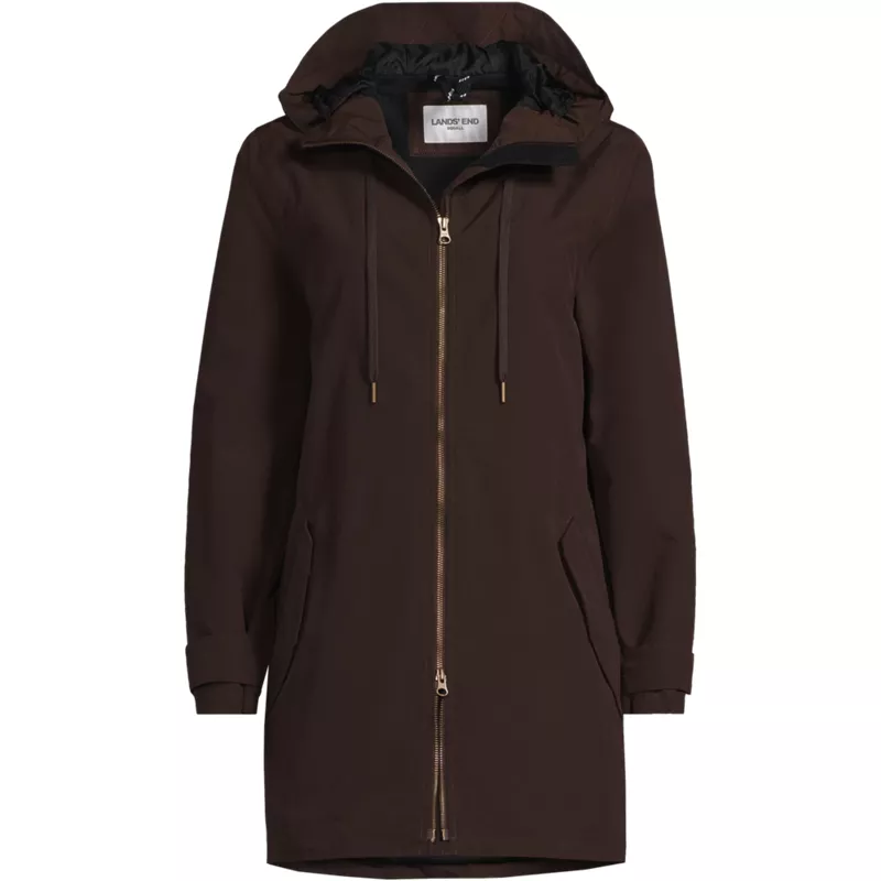 Women's Plus Size Squall A-Line Rain Jacket, Front