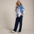 Women's Sport Cord High Rise Relaxed Straight Leg Pants, alternative image