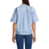 Women's Cooling Elbow Sleeve Button Front Shirt, Back