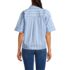 Women's Cooling Elbow Sleeve Button Front Shirt, Back