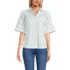 Women's Cooling Elbow Sleeve Button Front Shirt, Front
