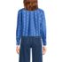 Women's Carefree Cotton Shirt with Removable Bow, Back