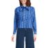 Women's Carefree Cotton Shirt with Removable Bow, Front