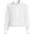 Women's Carefree Cotton Shirt with Removable Bow, alternative image