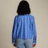 Women's Carefree Cotton Shirt with Removable Bow, Back