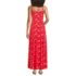 Women's Silky Knit Godet Maxi Dress, Back
