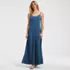 Women's Silky Knit Godet Maxi Dress, Front