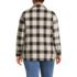Women's Plus Size Print Anyweather Fleece Shirt Jacket, Back