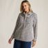 Women's Plus Size Print Anyweather Fleece Shirt Jacket, Front