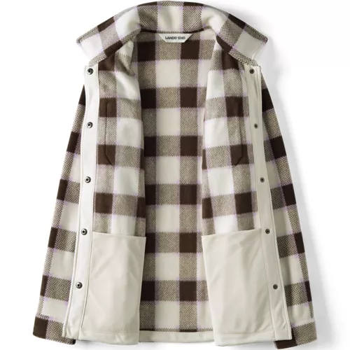 Women's Print Anyweather Fleece Shirt Jacket, alternative image