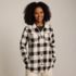 Women's Print Anyweather Fleece Shirt Jacket, Front