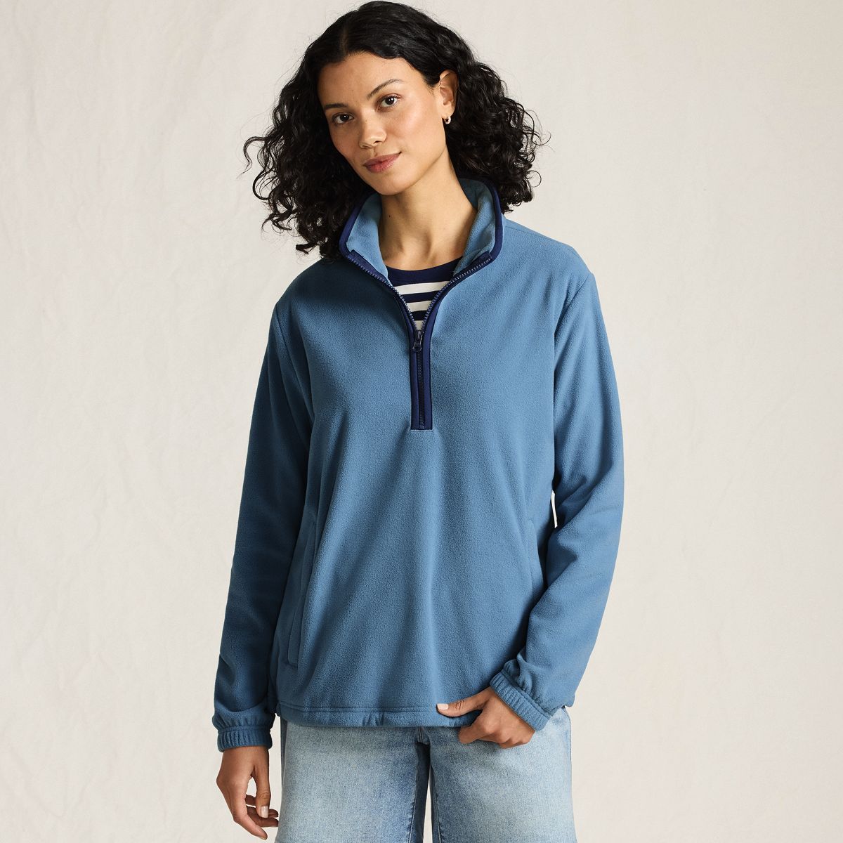 Women's Anyweather RainDefense Fleece Quarter Zip Pullover | Lands