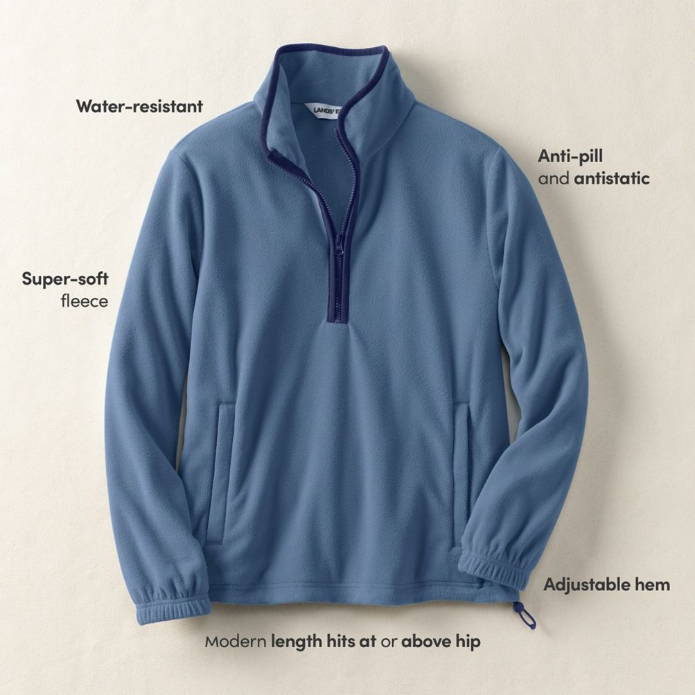 Women's Anyweather RainDefense Fleece Quarter Zip Pullover | Lands