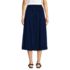 Women's Poplin High Rise Bubble Hem Midi Skirt, Back