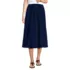 Women's Poplin High Rise Bubble Hem Midi Skirt, Front