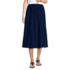 Women's Poplin High Rise Bubble Hem Midi Skirt, Front