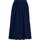 Women's Poplin High Rise Bubble Hem Midi Skirt