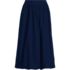 Women's Poplin High Rise Bubble Hem Midi Skirt, Front