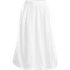 Women's Poplin High Rise Bubble Hem Midi Skirt, Front