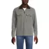 Men's Long Sleeve Corduroy Collar Bedford Rib Quarter Zip, Front