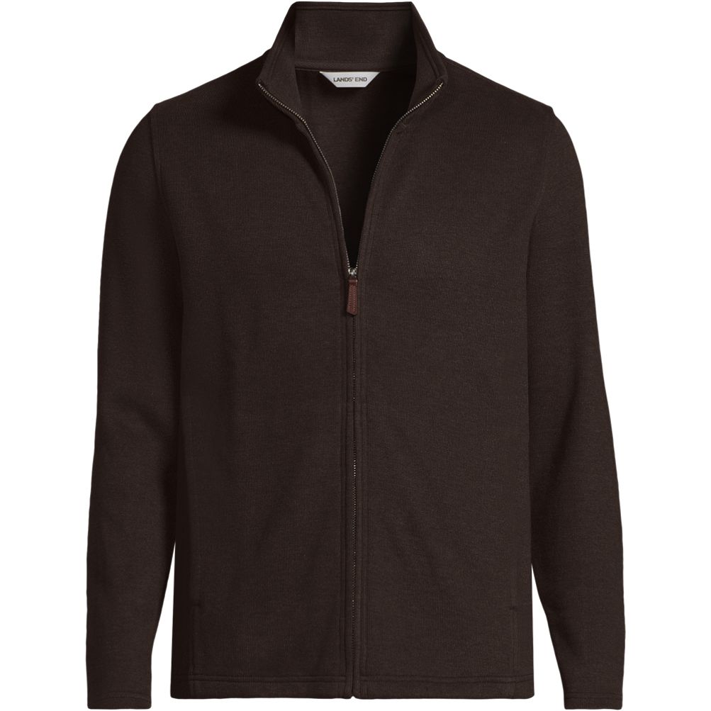 Men's Bedford Rib Full Zip | Lands' End