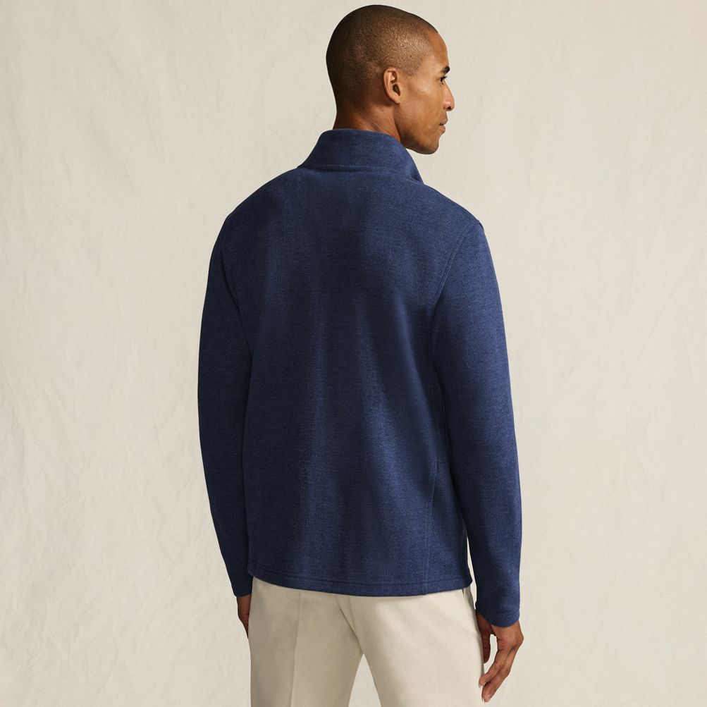 Men's Bedford Rib Full Zip | Lands' End