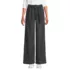 Women's Brushed Flannel Mid Rise Wide Leg Trousers, Front