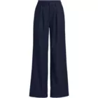 Women's Brushed Flannel Mid Rise Wide Leg Trousers